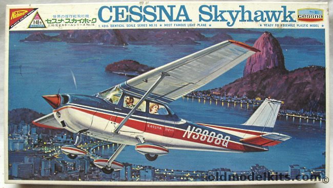 Nichimo 1/48 Cessna 172 Skyhawk, S-4816-300 plastic model kit